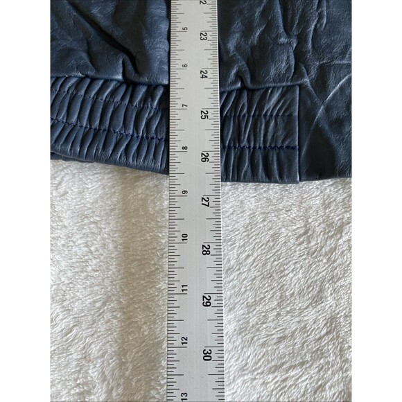 Leather Motorcycle Jacket - Dainese, mens 50 (medium) Dark Blue - Picture 13 of 15